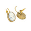 Oorbellen Camps & Camps Rope Ovaal Cameo Blue