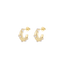 Anna + Nina Small Ovation Hoop Oorbellen