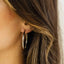 Gisser Jewels Bold Tube Oversized Hoop Oorbellen
