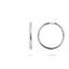 Gisser Jewels Bold Tube Oversized Hoop Oorbellen