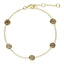 Pure by Nat Armband Silvia Smoky Quartz