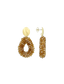 Bruine Oorbellen Berry Drop S