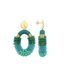 Groene Oorbellen Yara Combi Oval M