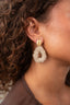 Lott Oorbellen Drop S Irregular Stones - Nude