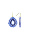 Blauwe Oorbellen Robin Drop Crystal Small