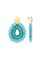 Lott Oorbellen Vos Open Drop S Irregular Stones - Light Ocean