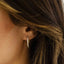 Gisser Jewels Sparkling Large Hoop Oorbellen