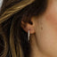 Gisser Jewels Sparkling Large Hoop Oorbellen