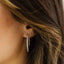 Gisser Jewels Sparkling Statement Hoop Oorbellen