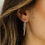 Gisser Jewels Sparkling Oversized Statement Hoop Oorbellen