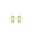 Gisser Jewels Tube Mini Hoop Oorbellen