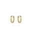 Gisser Jewels Bold Tube Mini Hoop Oorbellen