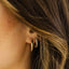 Gisser Jewels Bold Tube Large Hoop Oorbellen