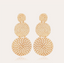 Gas Bijoux Onde Gourmette double earrings