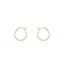 Anna + Nina Small Organic Hoop Oorbellen
