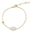 Pure by Nat Bracelet Oval Stone Moonstone