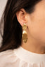 Lott Earrings Stone Shape Double