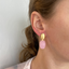 Lott Oorbellen Oval Egg Facet M Light Pink