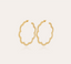 Gas Bijoux Earrings Bolduc Flore Gas Hoop