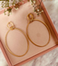 Lott Earrings Eslie Oval Satin