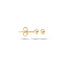 Blush oorbellen 14k goud 7120YGO