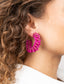 Lott Oorbellen Sequin Creole M - Fuchsia