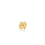 Blush oorringen 14k goud 7220YGO