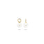 Blush oorbedel 14k goud 9046YPW