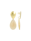 Lott Earrings Framed Drop XL - Nude