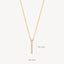 Blush ketting 14k goud 3133YZI