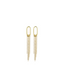 Lott Earrings Oval Tube Chain