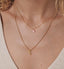 Anna + Nina Rose Heart Beat Necklace