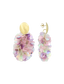 Lott Earrings Sequin Oval M - Lilac Mix