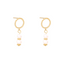 EARRINGS PEARL SPHERES