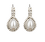 EARRINGS CAMPS & CAMPS DROP PEARL