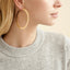 Gas Bijoux Earrings Bolduc Hoop Large