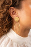 Lott Earrings Brushed Round Triple Hoops Glow XL