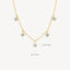 Blush necklace 14k gold 3157YZI