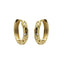 Karma Earrings Hinged Hoops LILOU Star