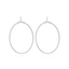 Lott Earrings Classic Oval - Silver