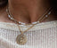 PScallme Necklace 2mm Pearl Gold