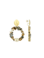 Lott Earrings Irregular Element - Dark Sand