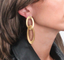 Lott Oorbellen Double Oval Charm Satin