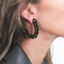 Lott Oorbellen Creool Urchin L Black