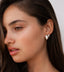 MIAB Earrings - Oblique Click silver