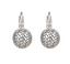 EARRINGS CAMPS CAMPS SILVER ZIG ZAG GLOBE