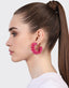 Olivia Dar Earrings Flower Hoops Small Gold