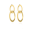 Lott Oorbellen Double Oval Charm Satin