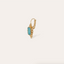 Gas Bijoux Earrings Serti Talisman - Turquoise