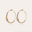 Gas Bijoux Earrings Zizanie Strass Hoop